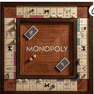 Wooden Monopoly Set