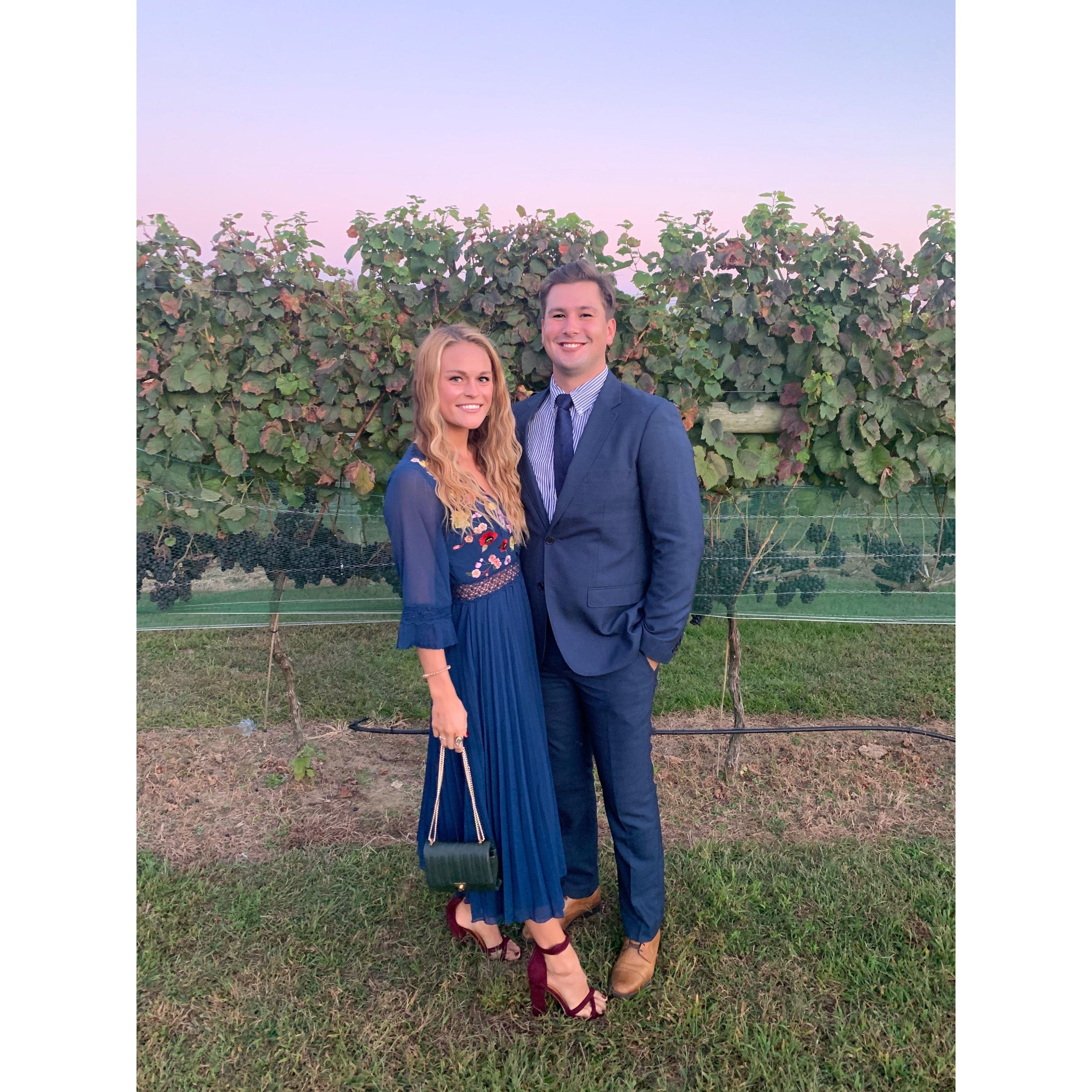 Wedding guests in Cape May, NJ, October 2020