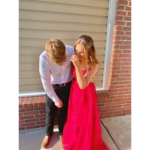 Our first sorority formal together.