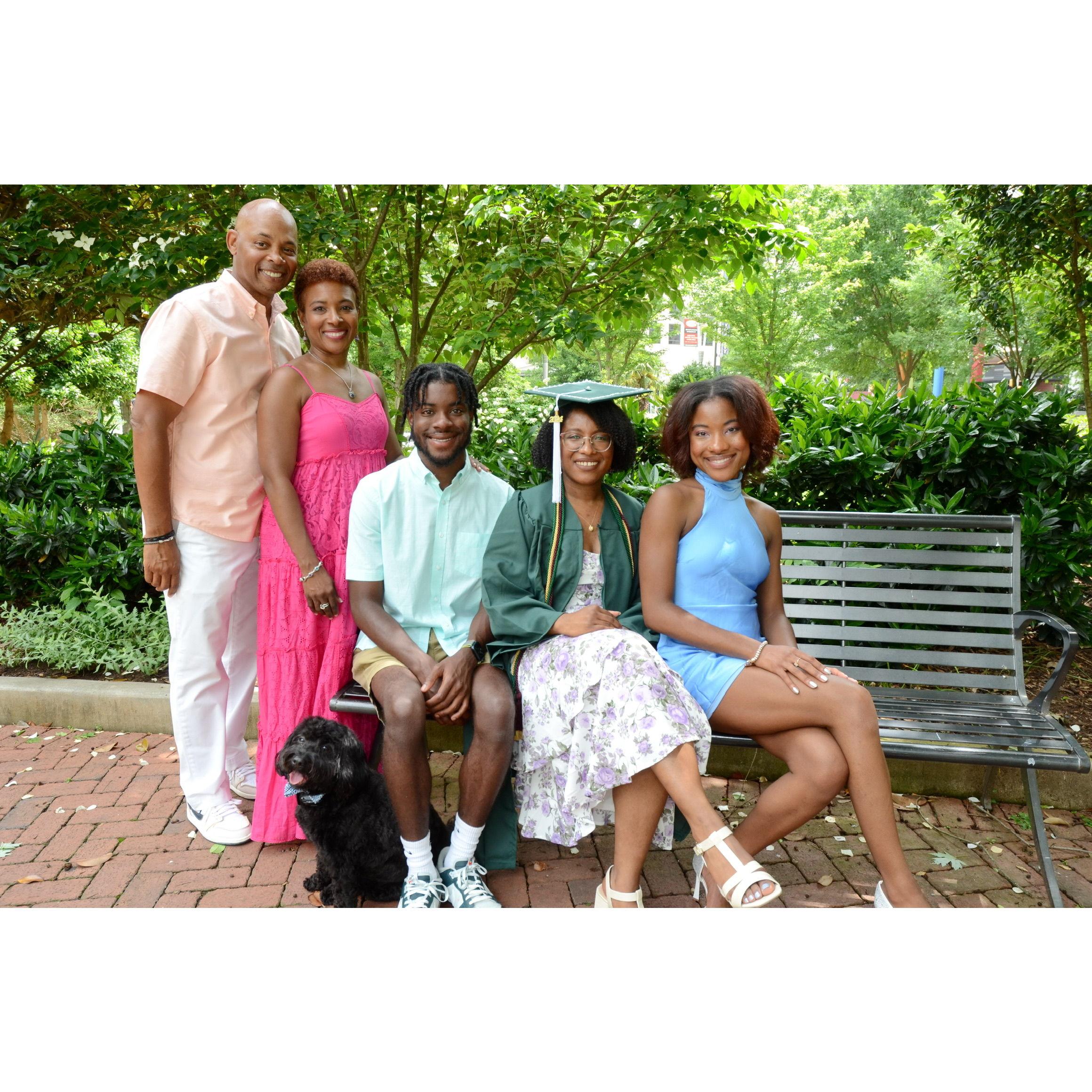 Whitney's Graduation from college May 2024