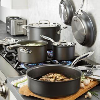 Thermal Pro Hard Anodized Nonstick 10-Piece Cookware Set