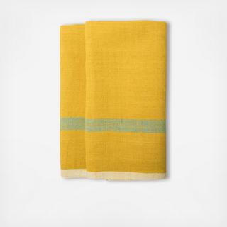 Laundered Linen Tea Towels, Set of 2