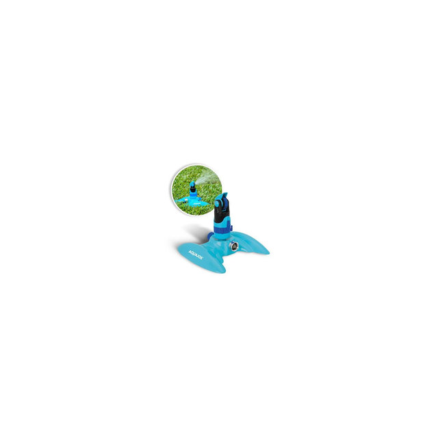 Aqua Joe AJ-MSSBM Turbo Drive 360 Sprinkler | 4 Spray Patterns | Customizable Coverage | 3,740 Sq. Ft. Max Coverage