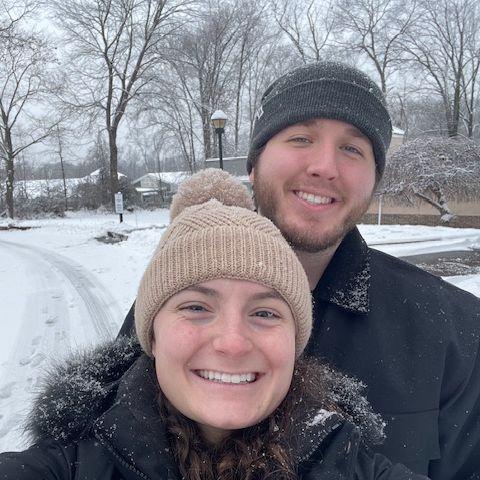 Our first snow living together
