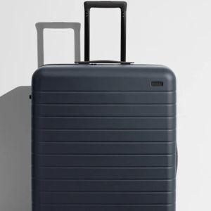 Shop Large & Checked Suitcases in Navy | Away