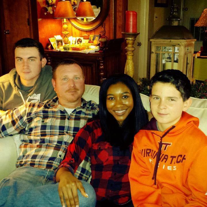 Christmas Eve 2015 at AJ's Mom and Stepdad's house! :)