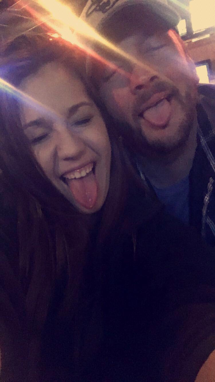 Our 1st photo together!
2 peas in a pod.