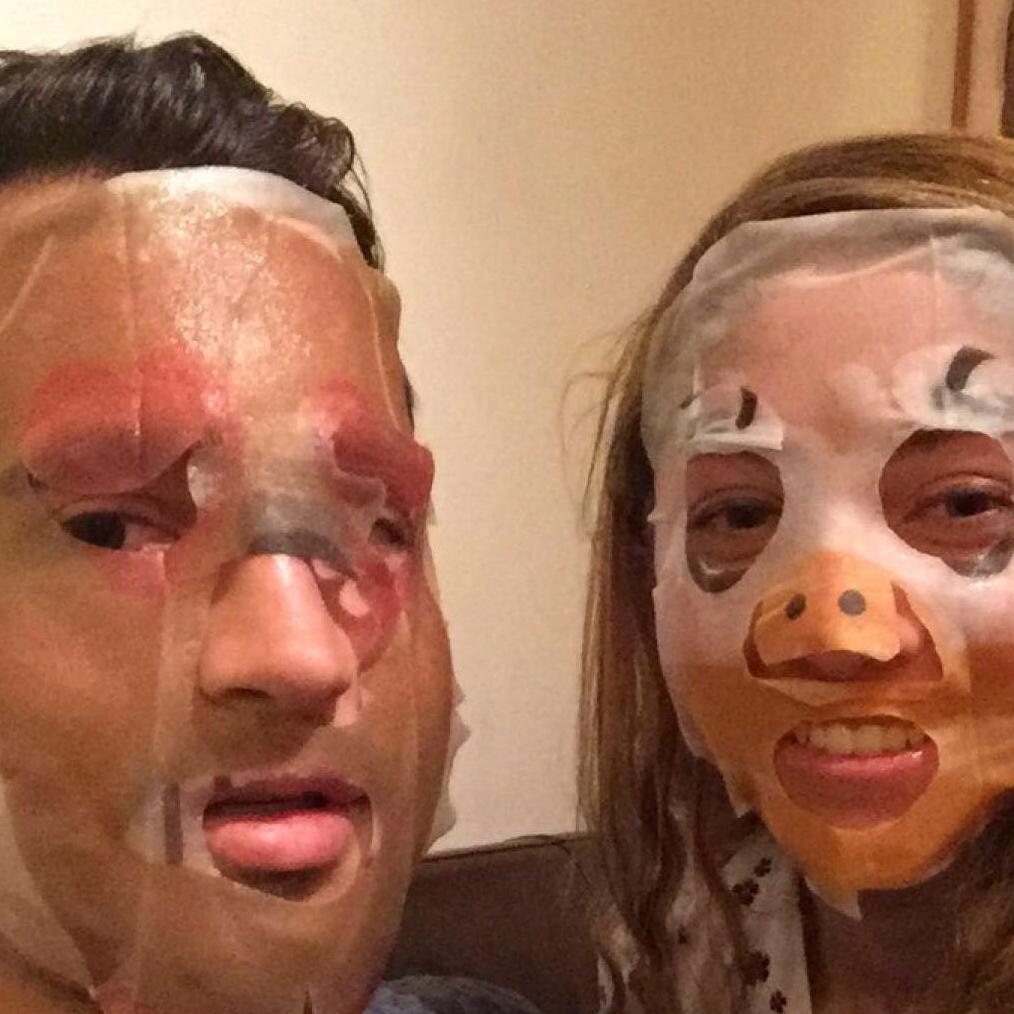 Introducing Justin to Korean sheet masks 2017
