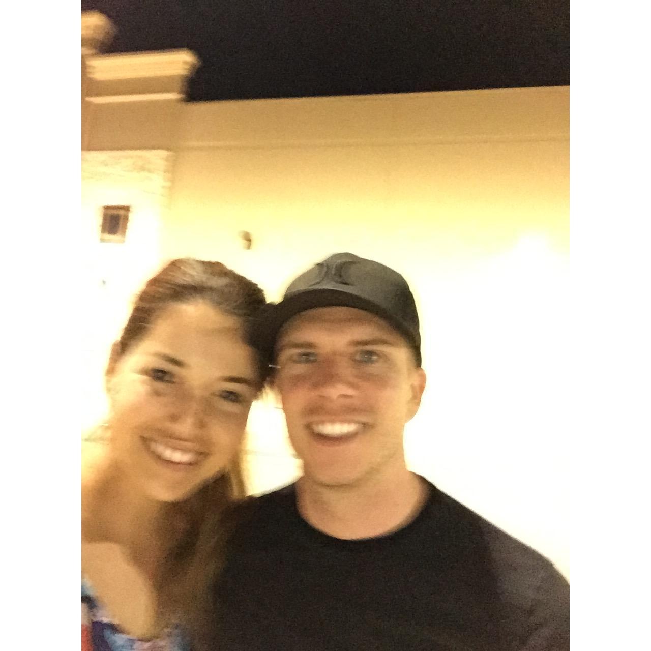 Our first movie together.
