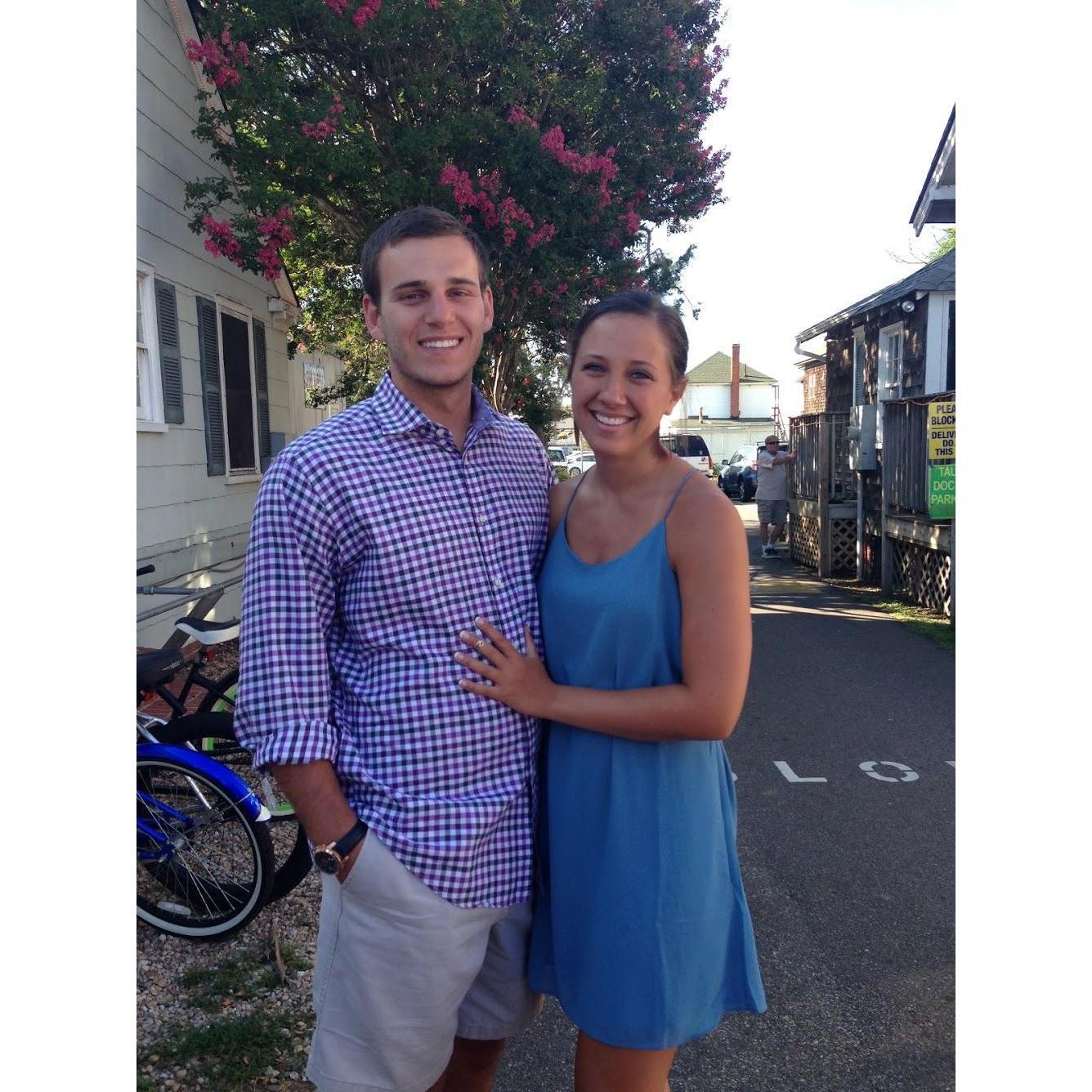 Our first wedding together!