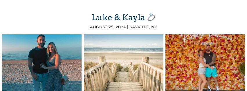 The Wedding Website of Kayla Farrell and Luke Salvator