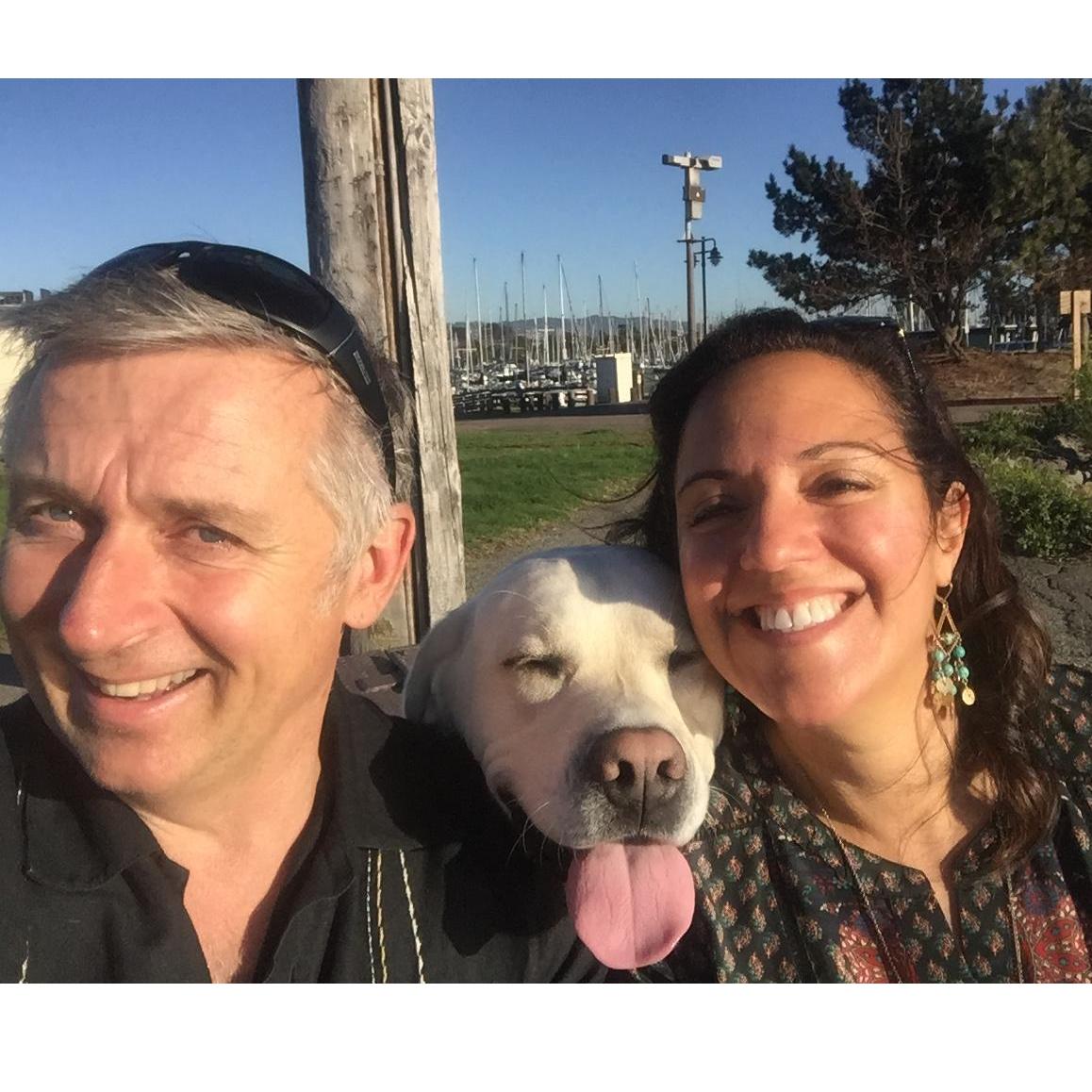 Sonny photobombed us..