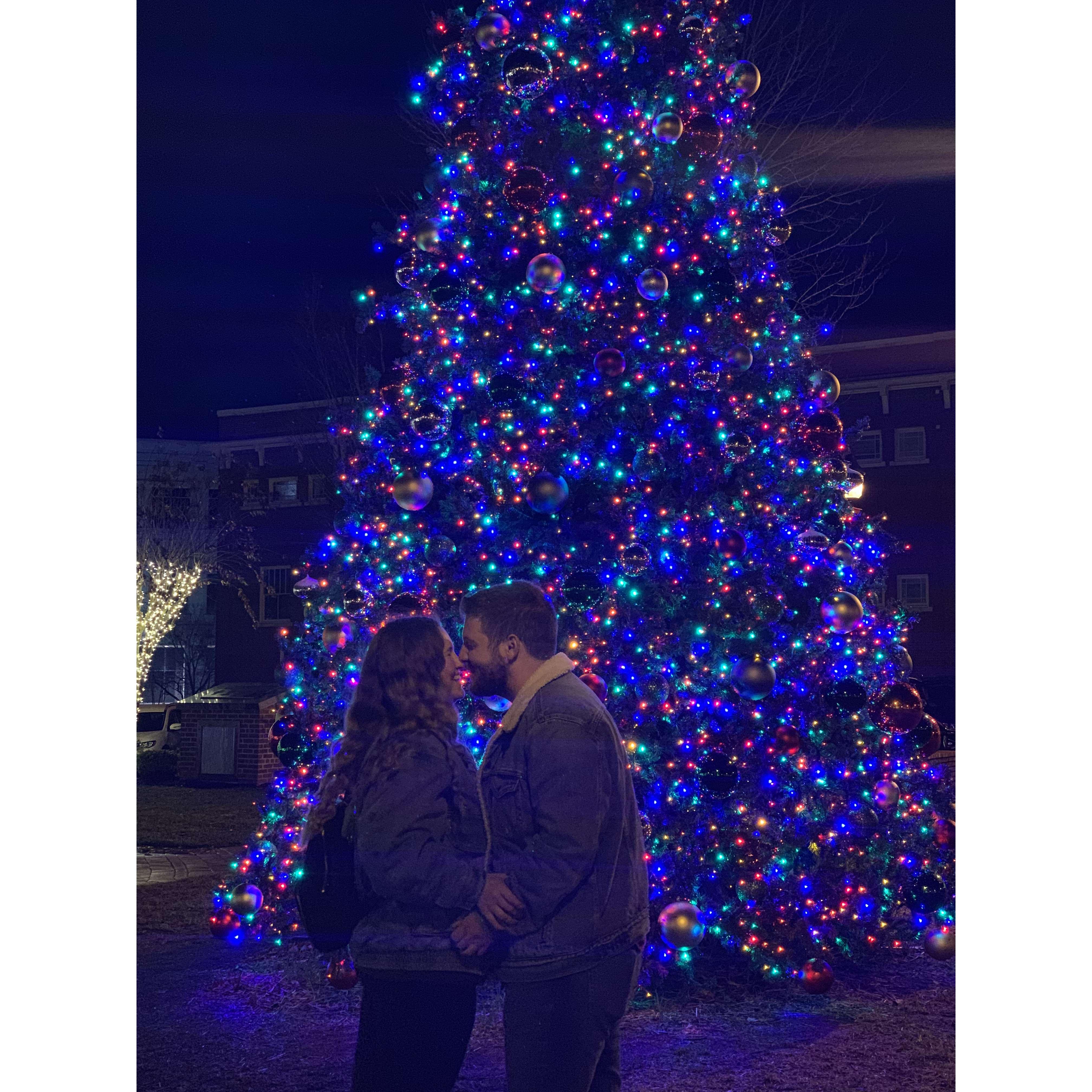 Our first Christmas together 