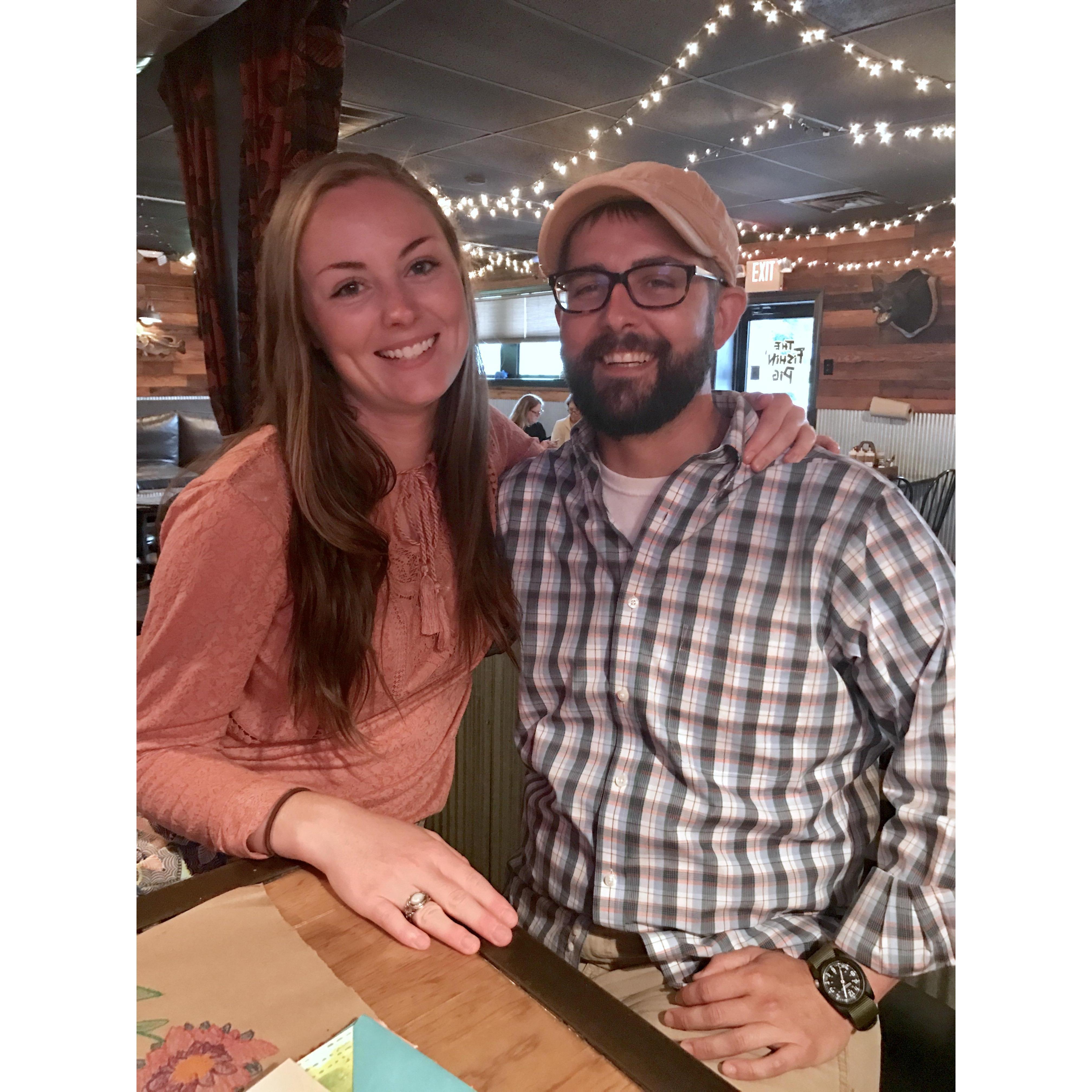 Alexa's undergrad graduation celebration at the Fishin' Pig on May 21, 2017.