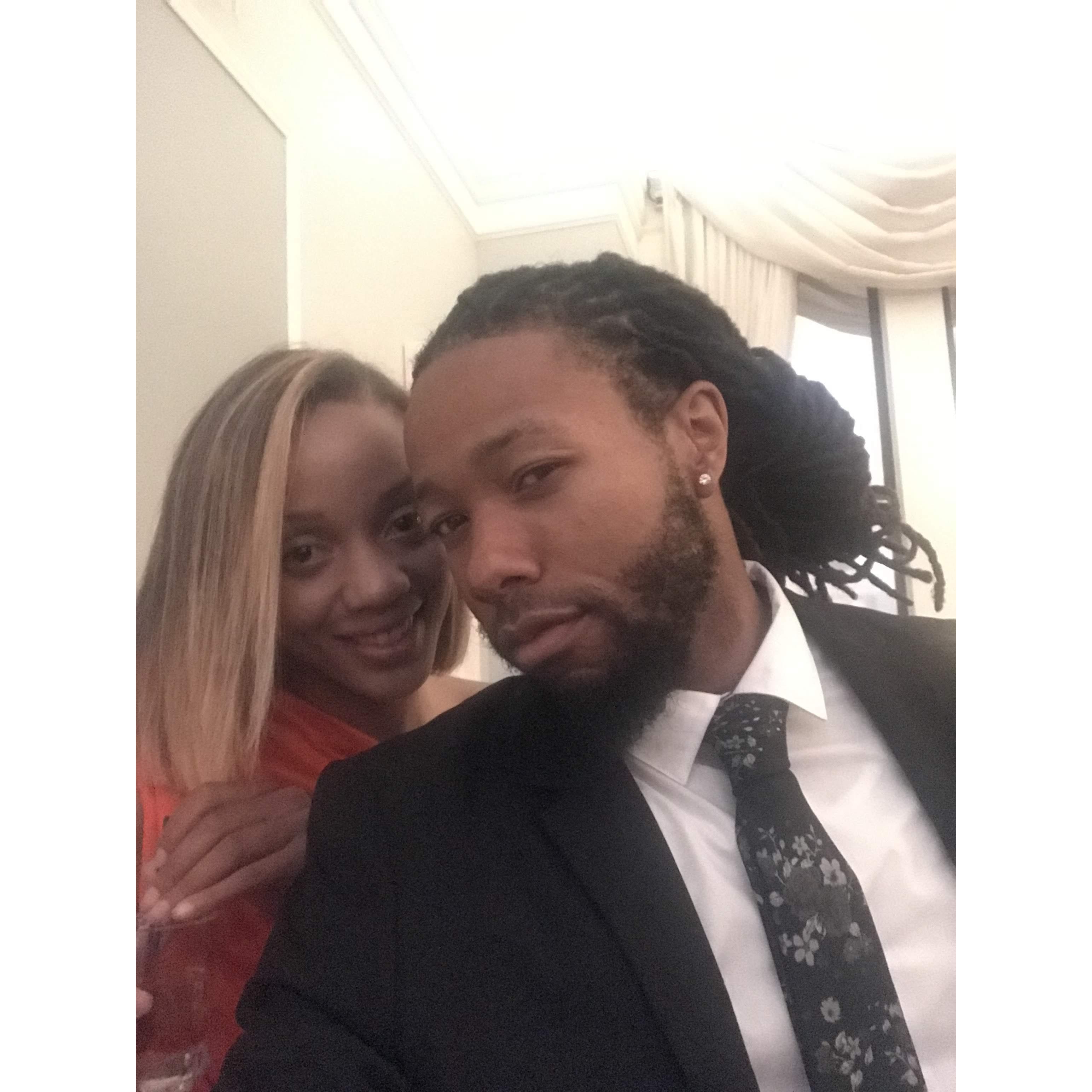 Celebrating at the Johnson Wedding!