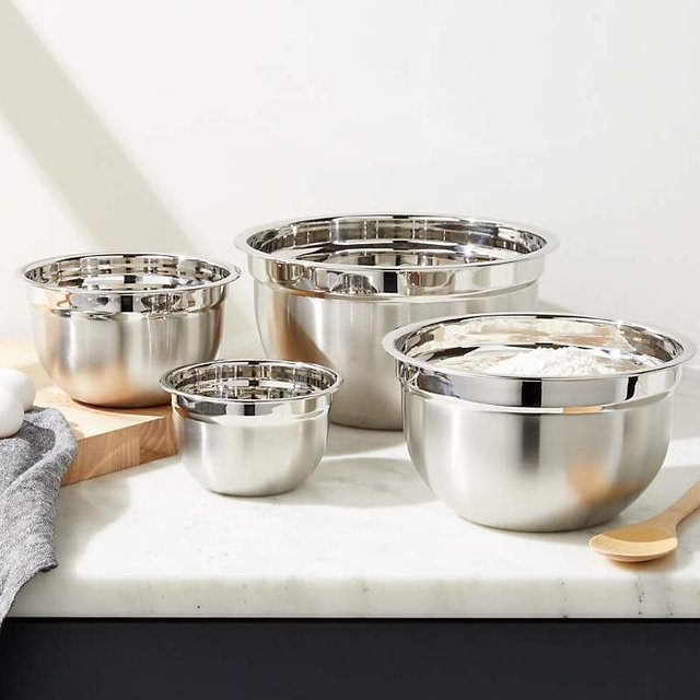 4-Piece Stainless Steel Bowls