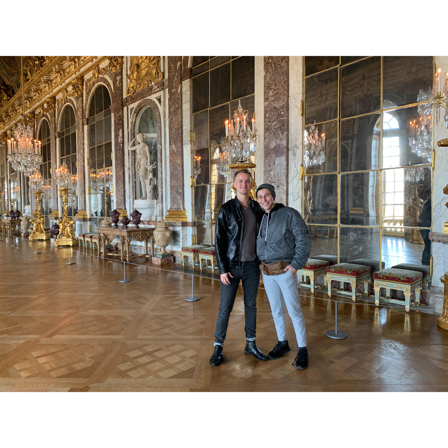 Inside the palace of Versailles. 2020.