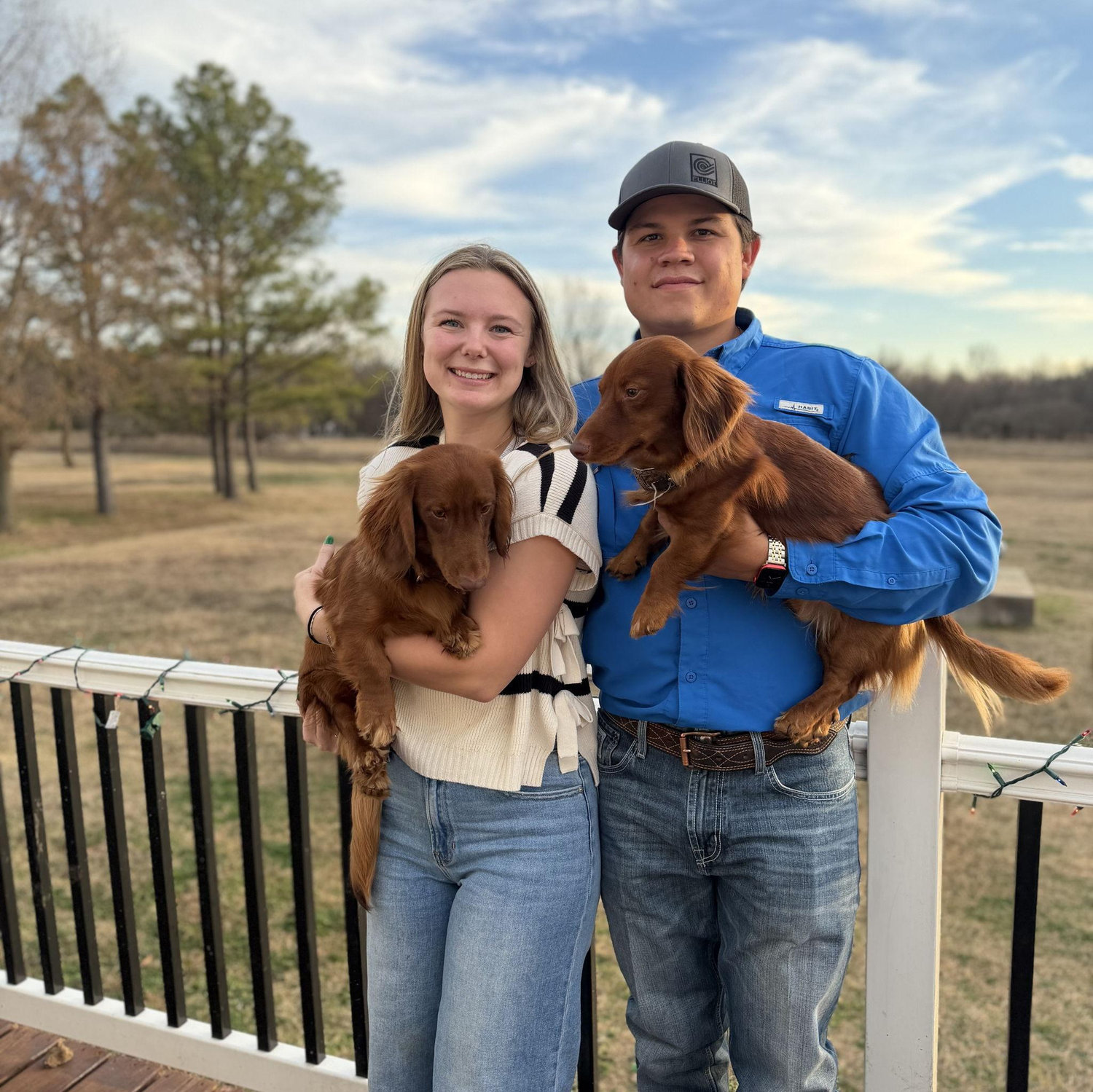 Our first Christmas enganged