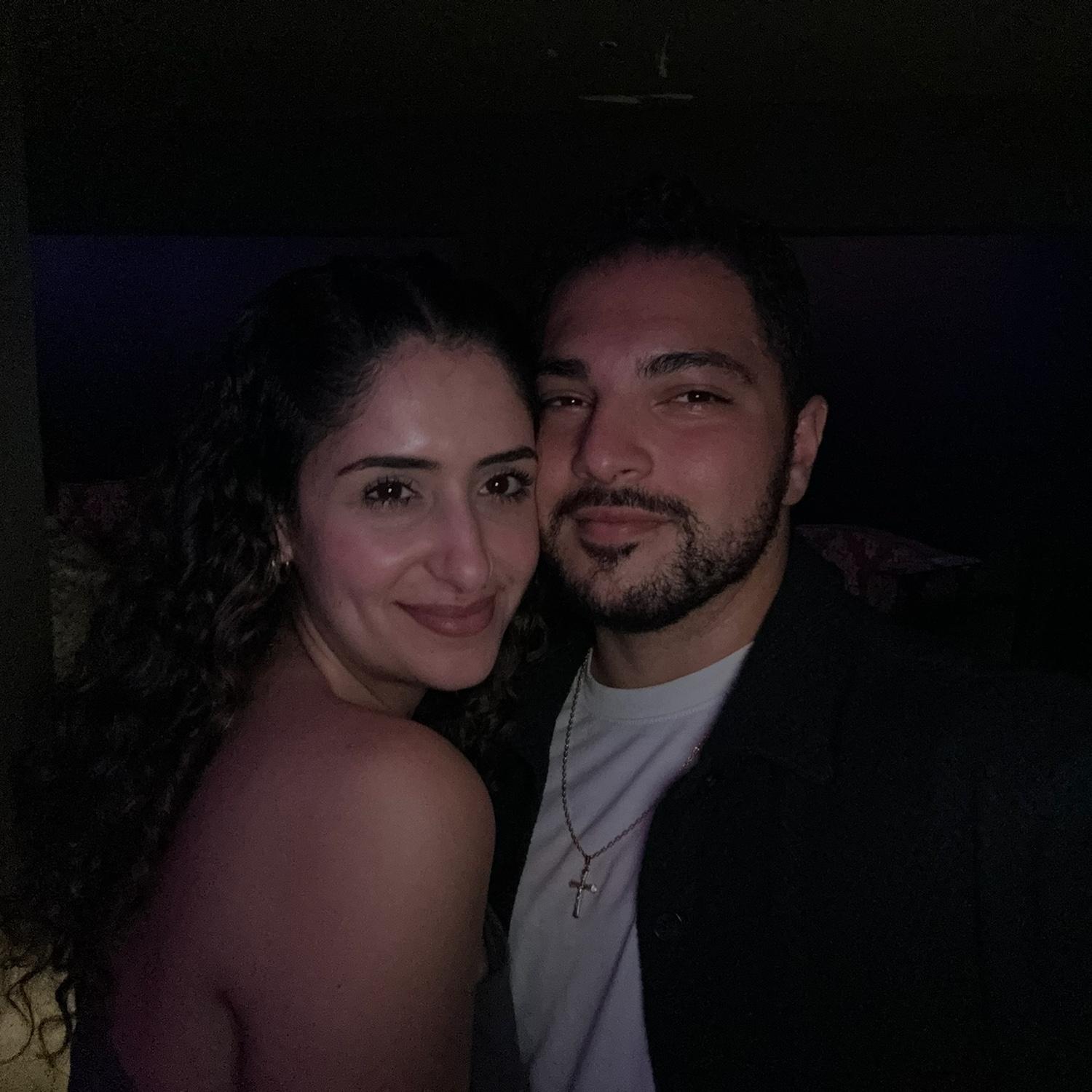 our first photo together!