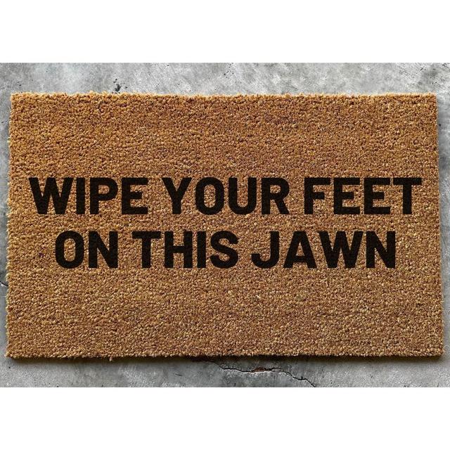 Wipe your feet on this jawn doormat, Philly Gift, funny doormat, jawn sign, jawn doormat, door mat, funny welcome mat, housewarming gift