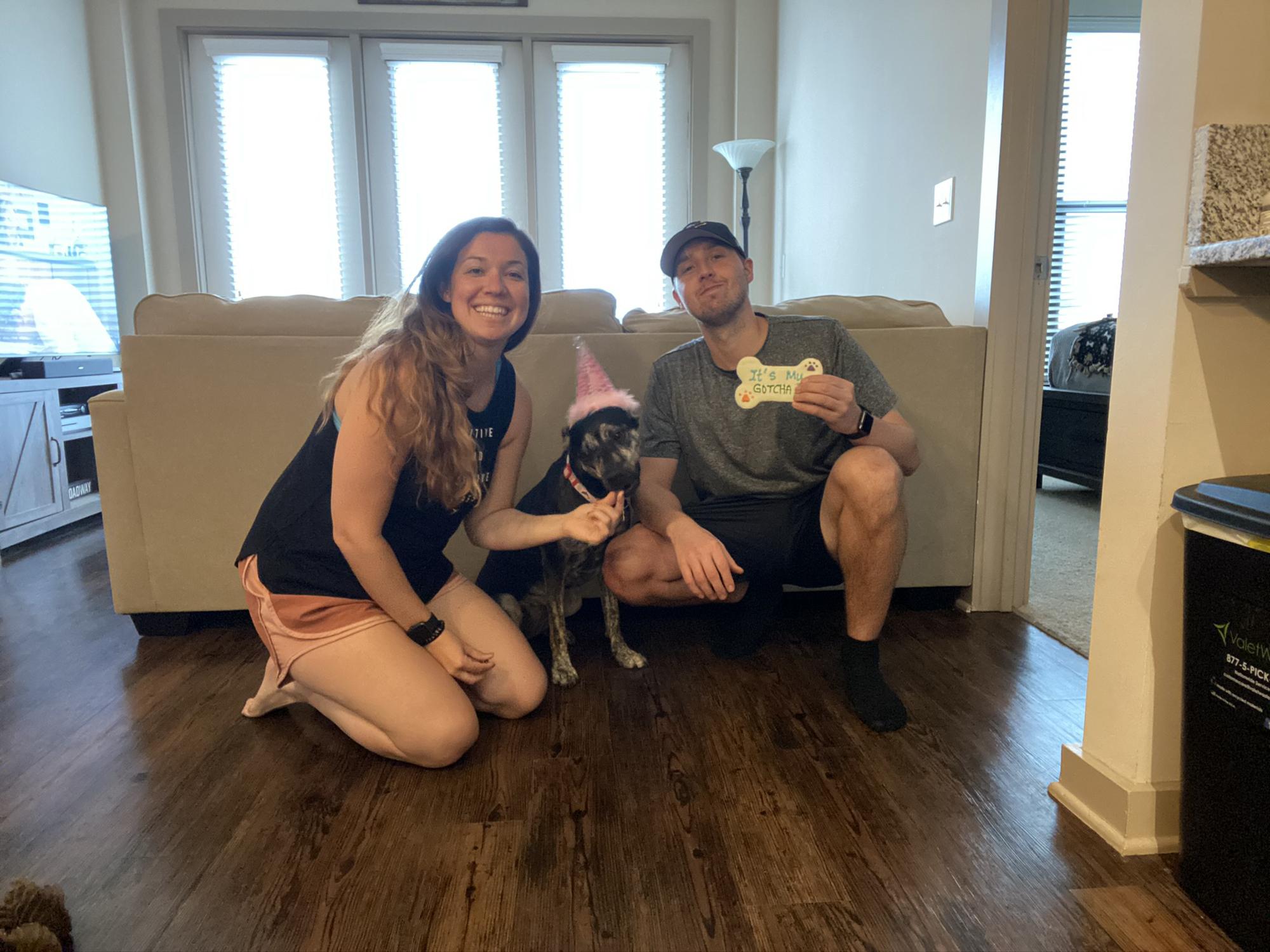 Speckles first Gotcha Day - July 2020