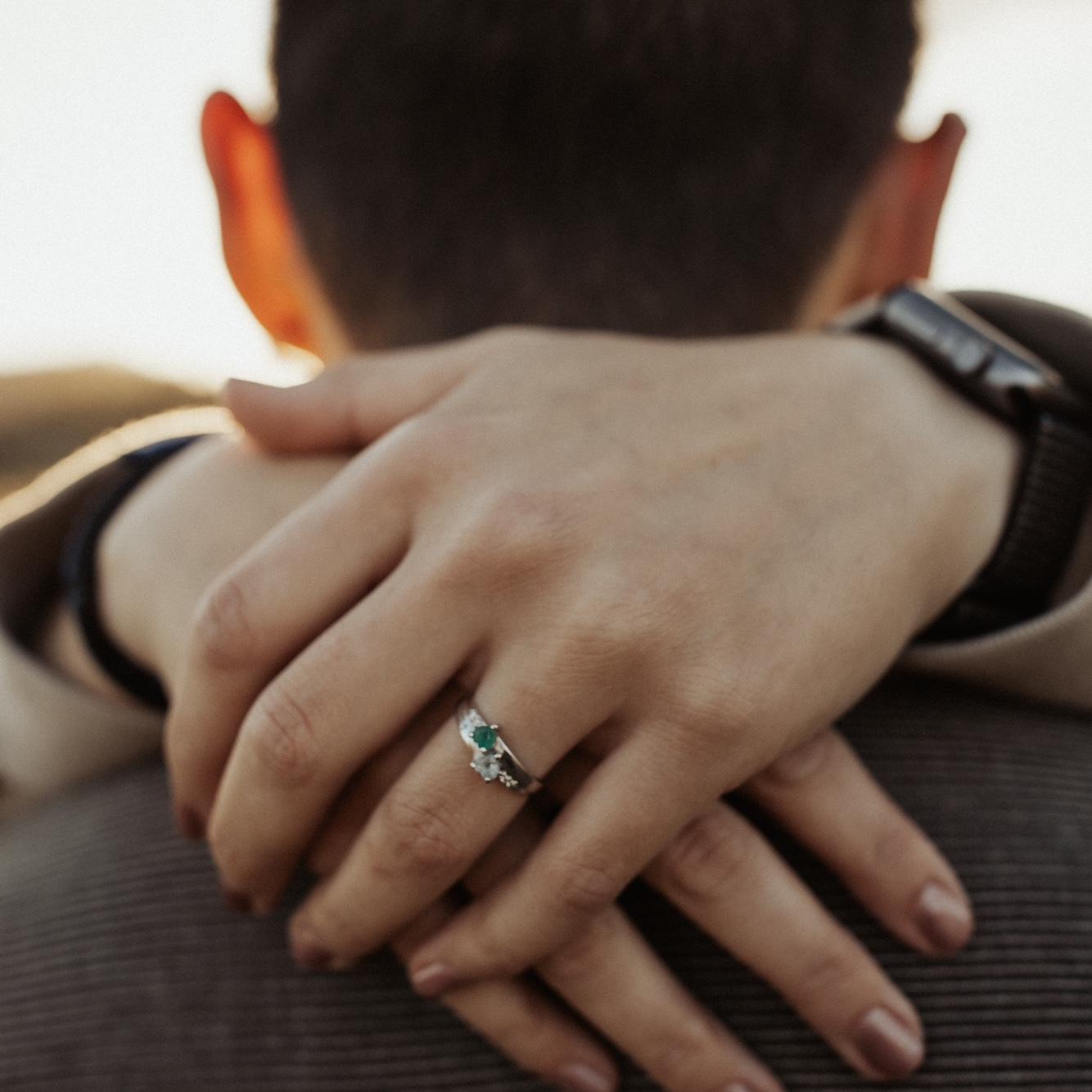 Some photos from our engagement shoot with our wedding photographer🫶🏼