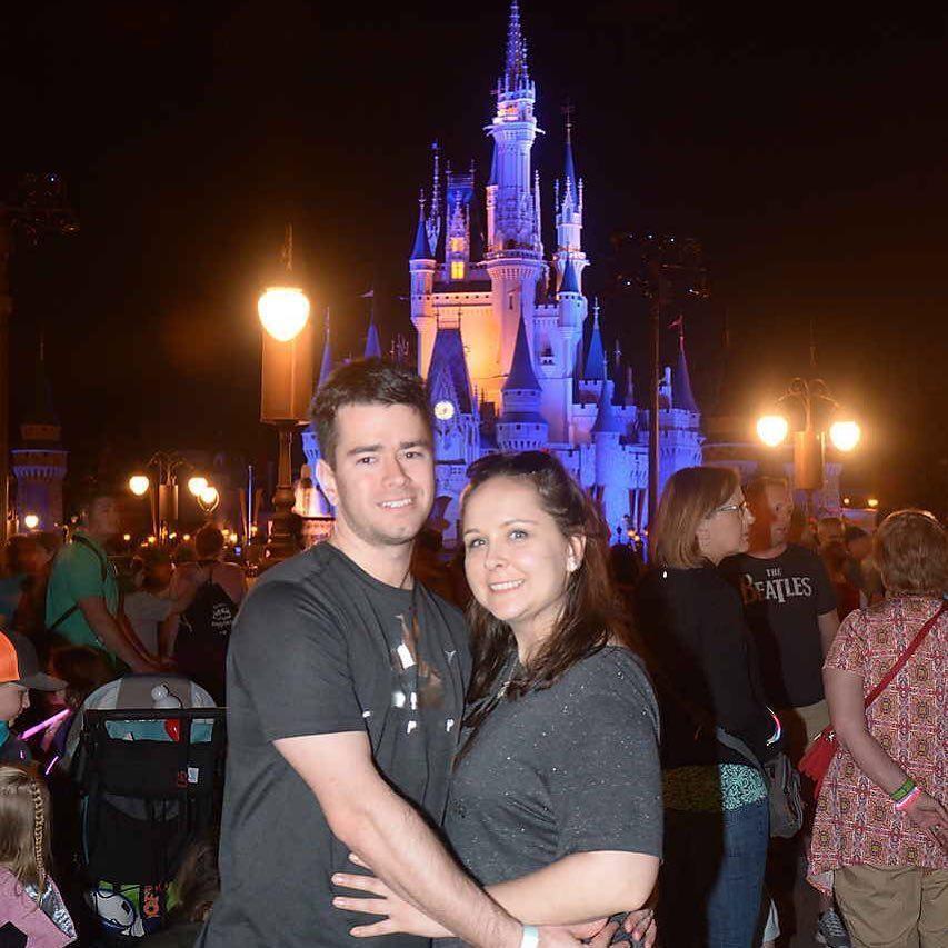 Right before our engagement during the Happily Ever After fireworks at the Magic Kingdom.