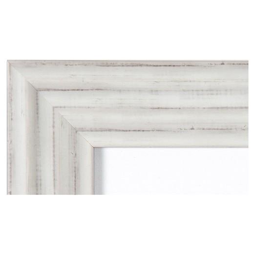 7 Piece Distressed White Mixed Profile Frame Kit - Gallery Perfect