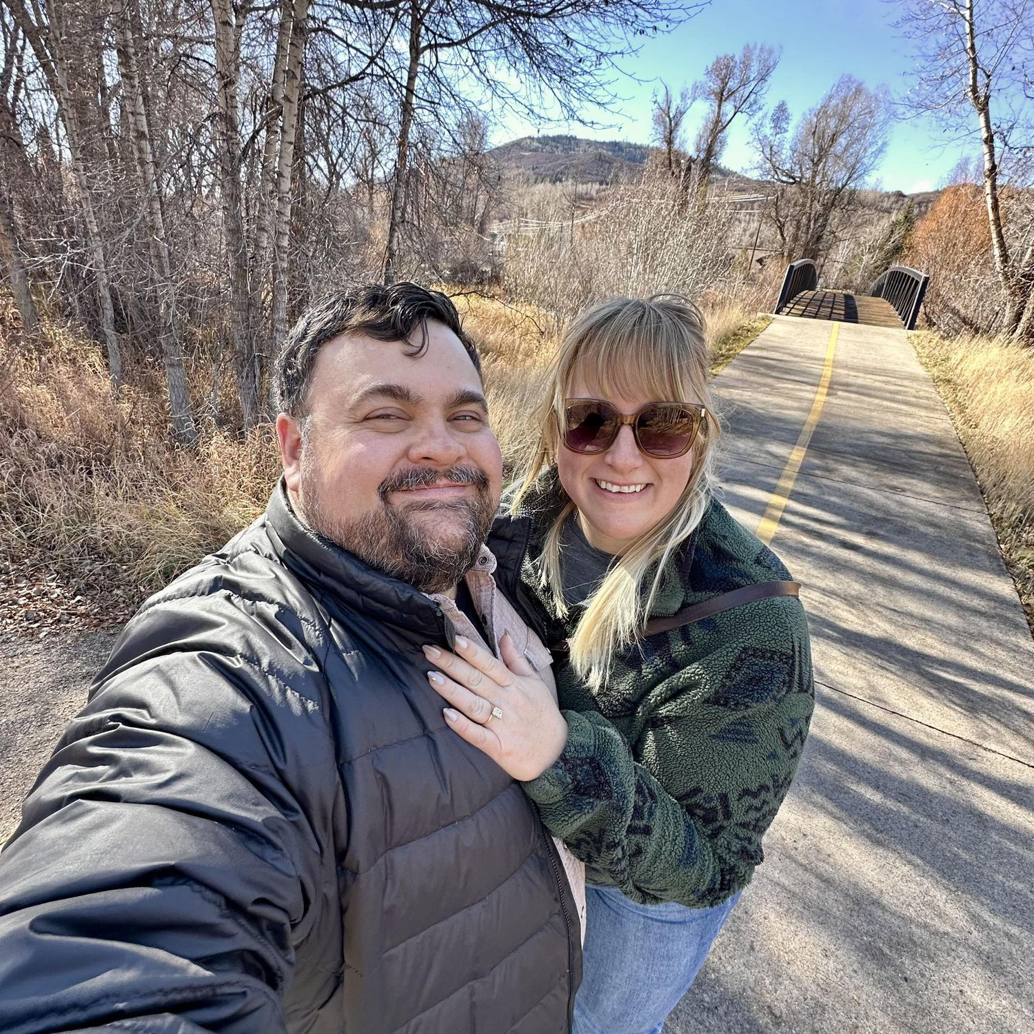 When we got engaged!