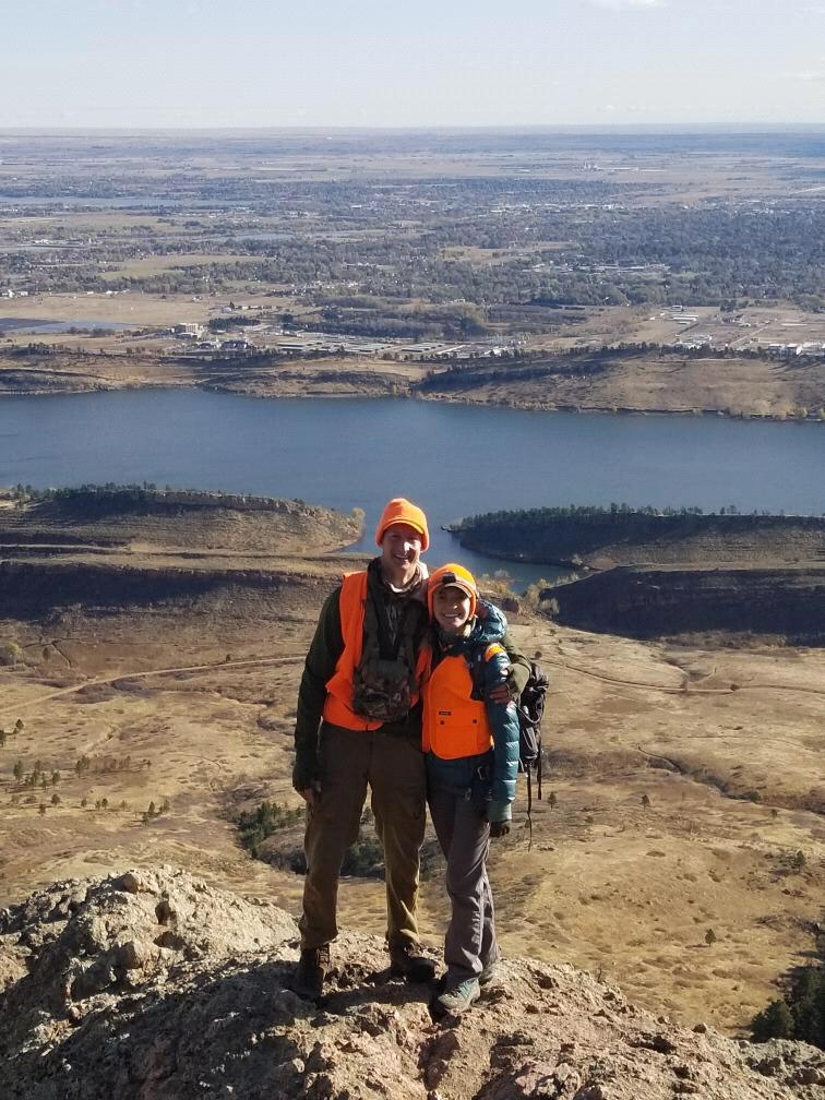 Zach is very passionate about hunting! Zach and Lauren like to go on scouting trips together.