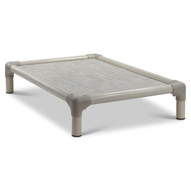 Kuranda Chewproof Elevated Dog Bed – 40" x 25" - Sunsure Textilene - Birch