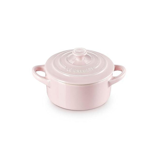 Le Creuset Stoneware Mini Round Cocotte, 8 oz., Chiffon Pink