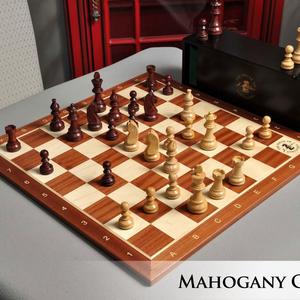 The Championship Series Chess Set, Box, & Board Combination