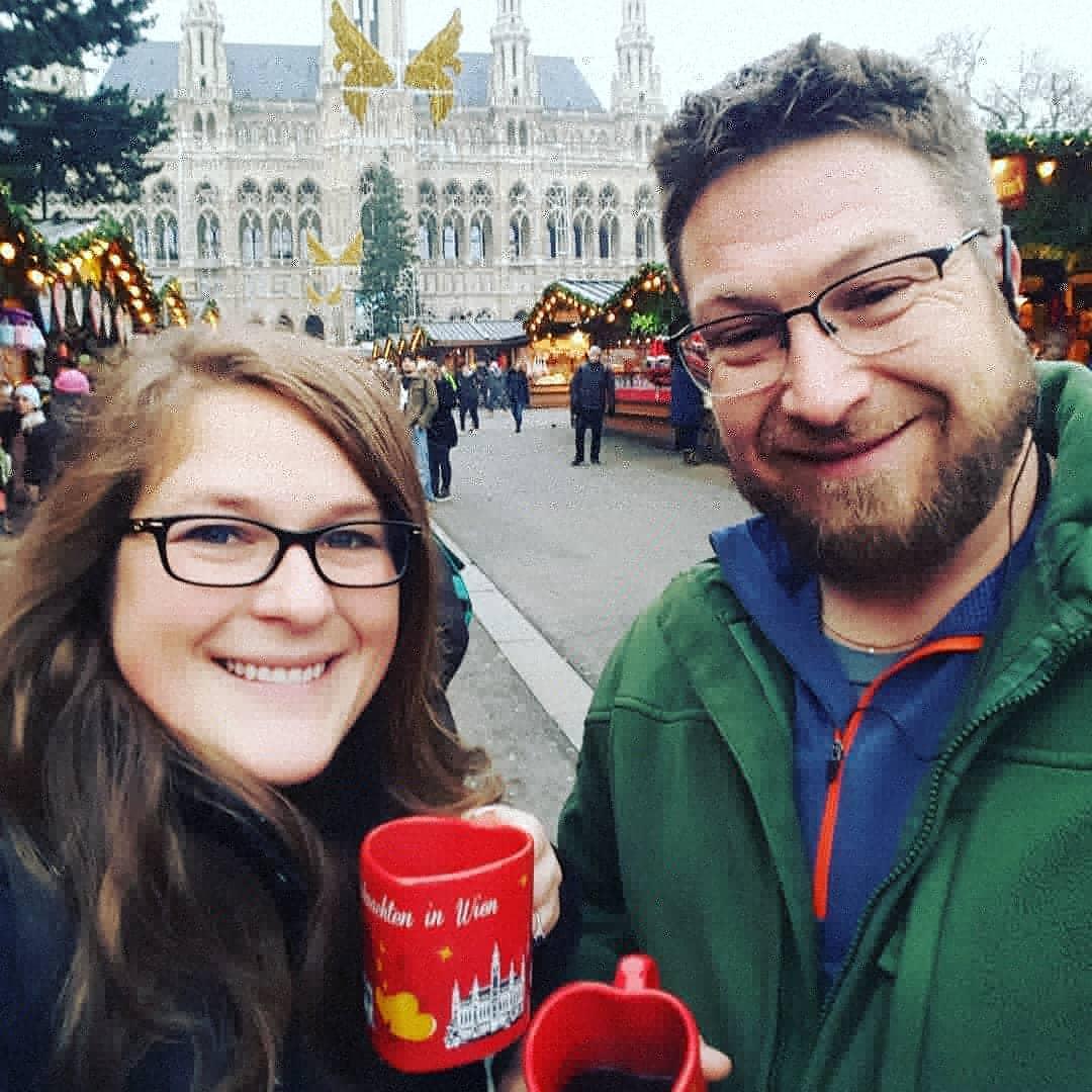 Christmas Market in Vienna, Austria