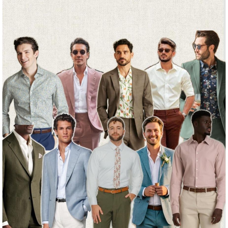 The Gentlemen
• Garden Party/ Semi-Formal
• colors and patterns encouraged!
• tie optional

*please refrain from wearing jeans.*