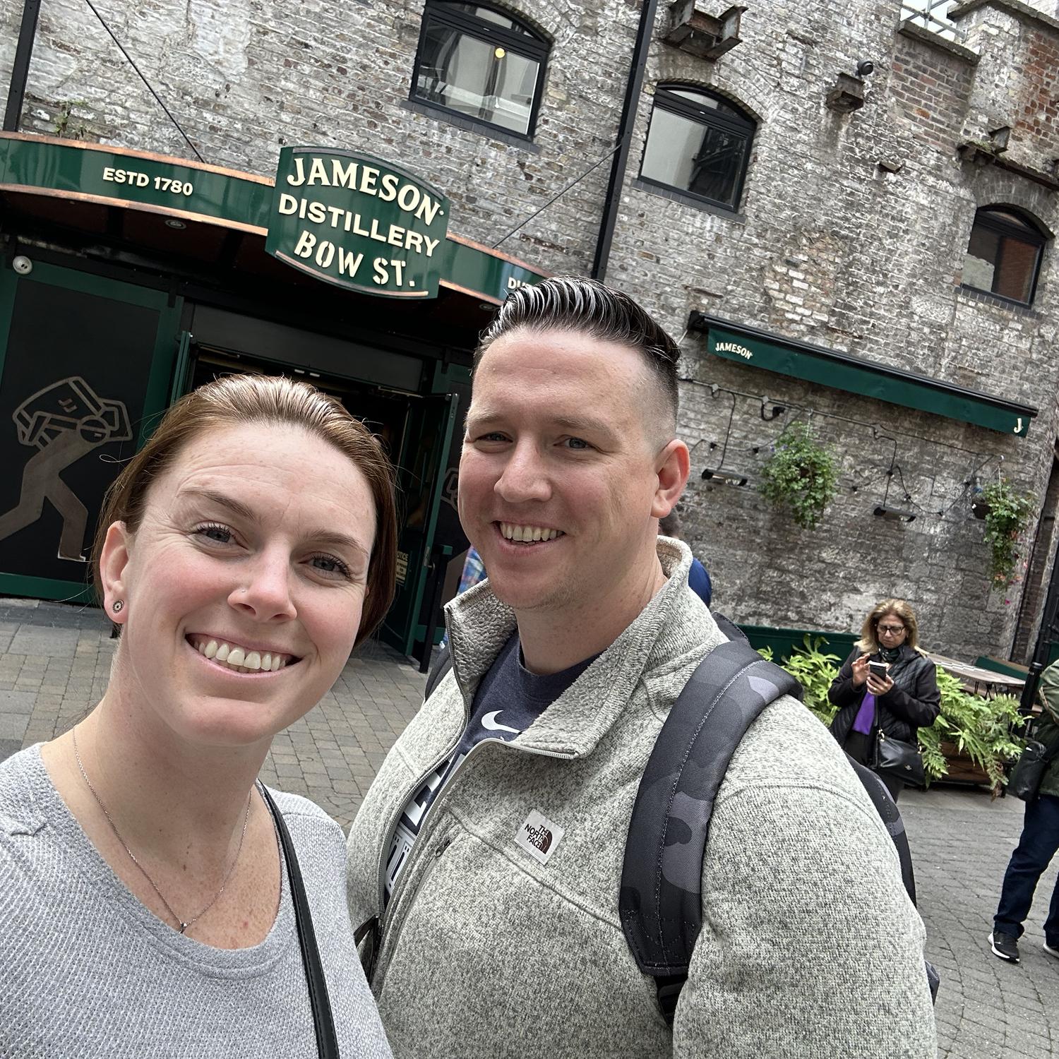 First stop in Ireland: Jameson factory
