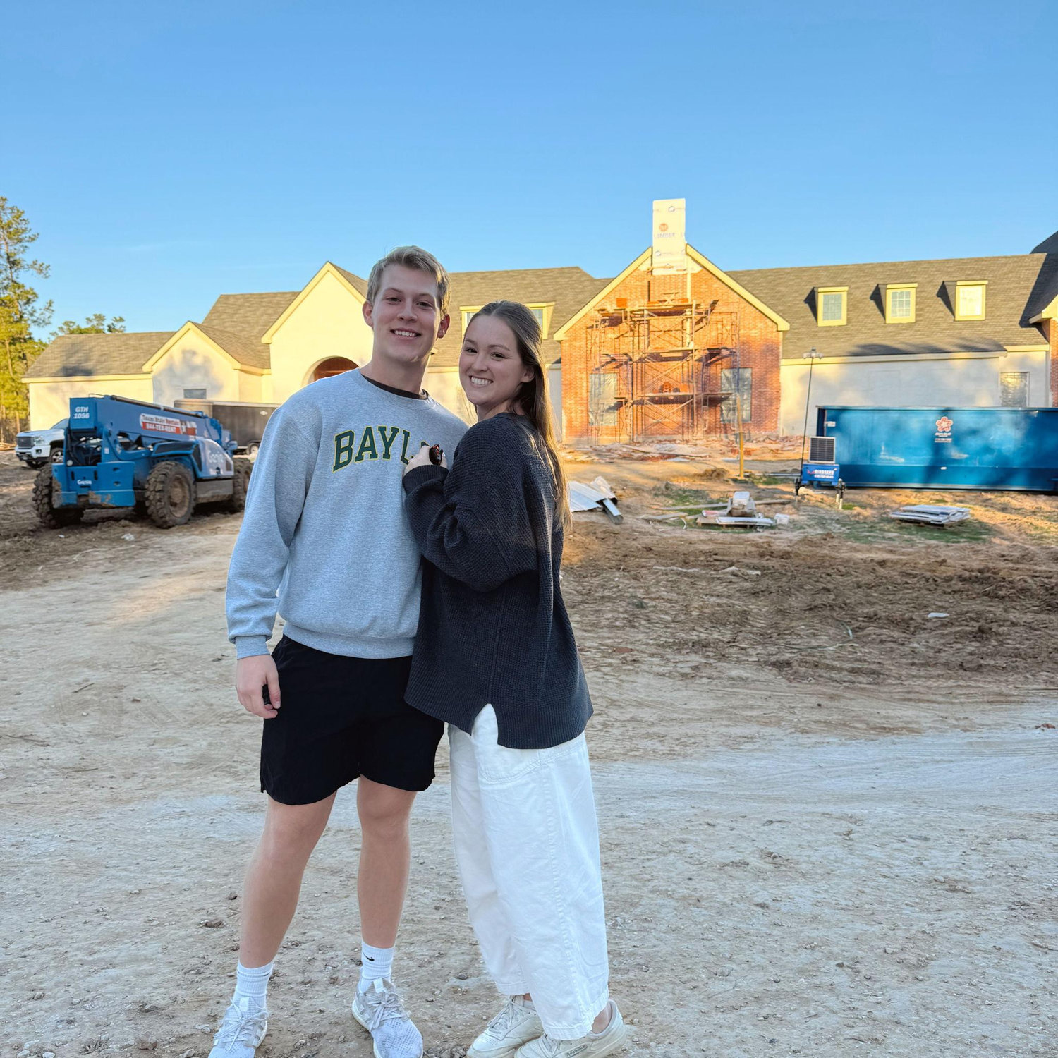 Our first time seeing our venue in person!