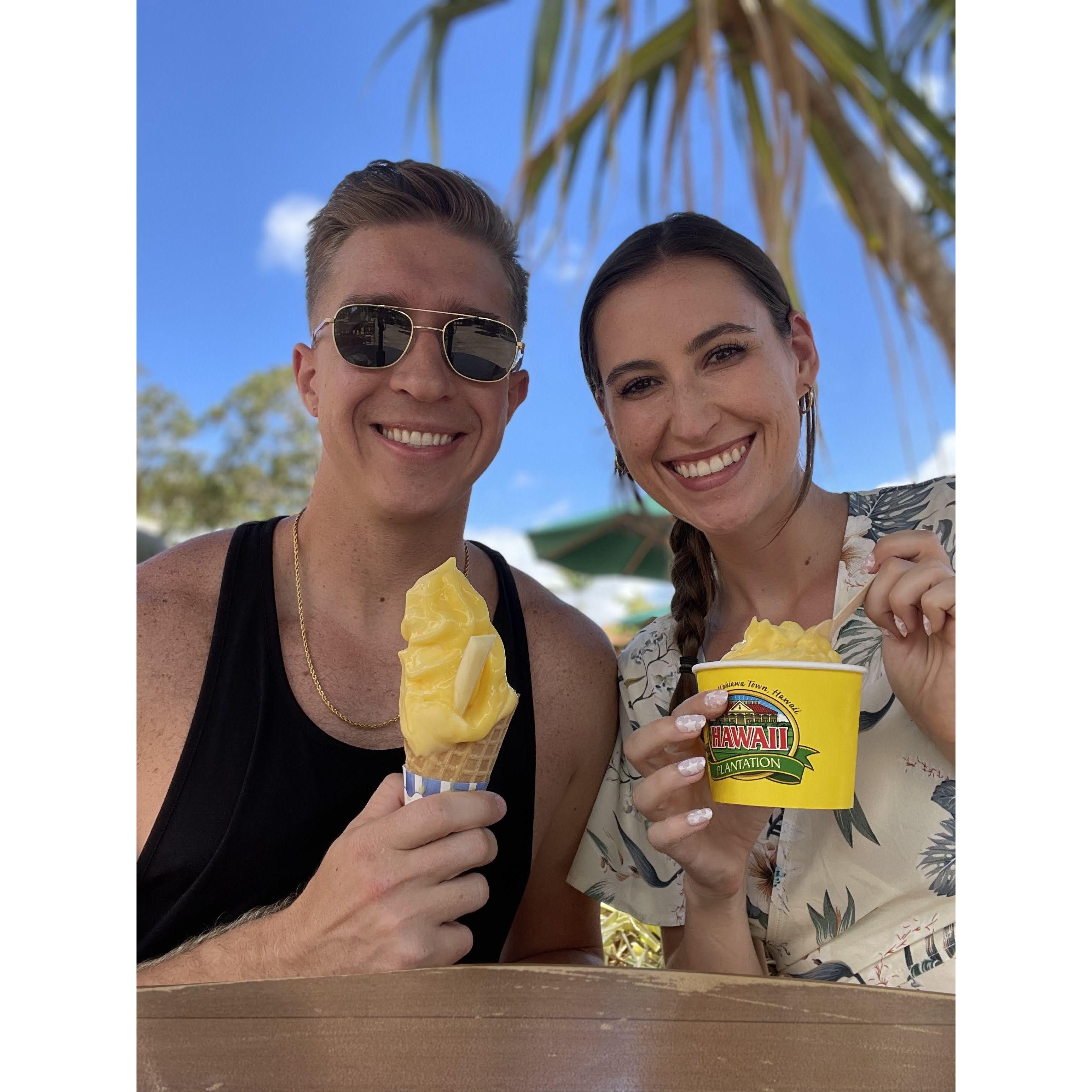 Dole whip is a must-try if you ever visit O'ahu.