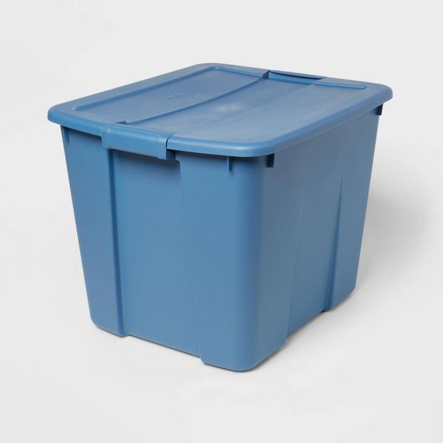 Stackable Large Bin Front Opening Clear Plastic - Brightroom 1 ct