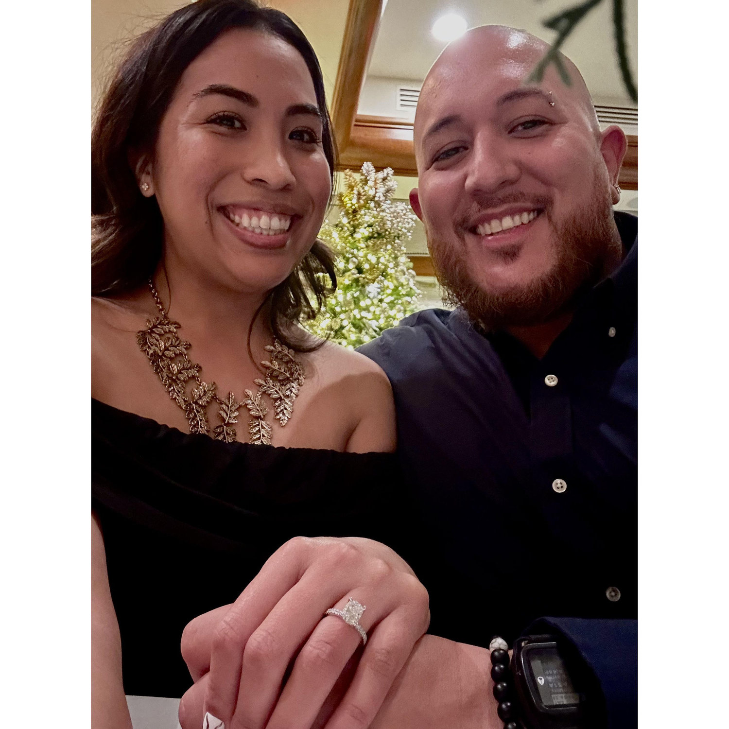First christmas engaged