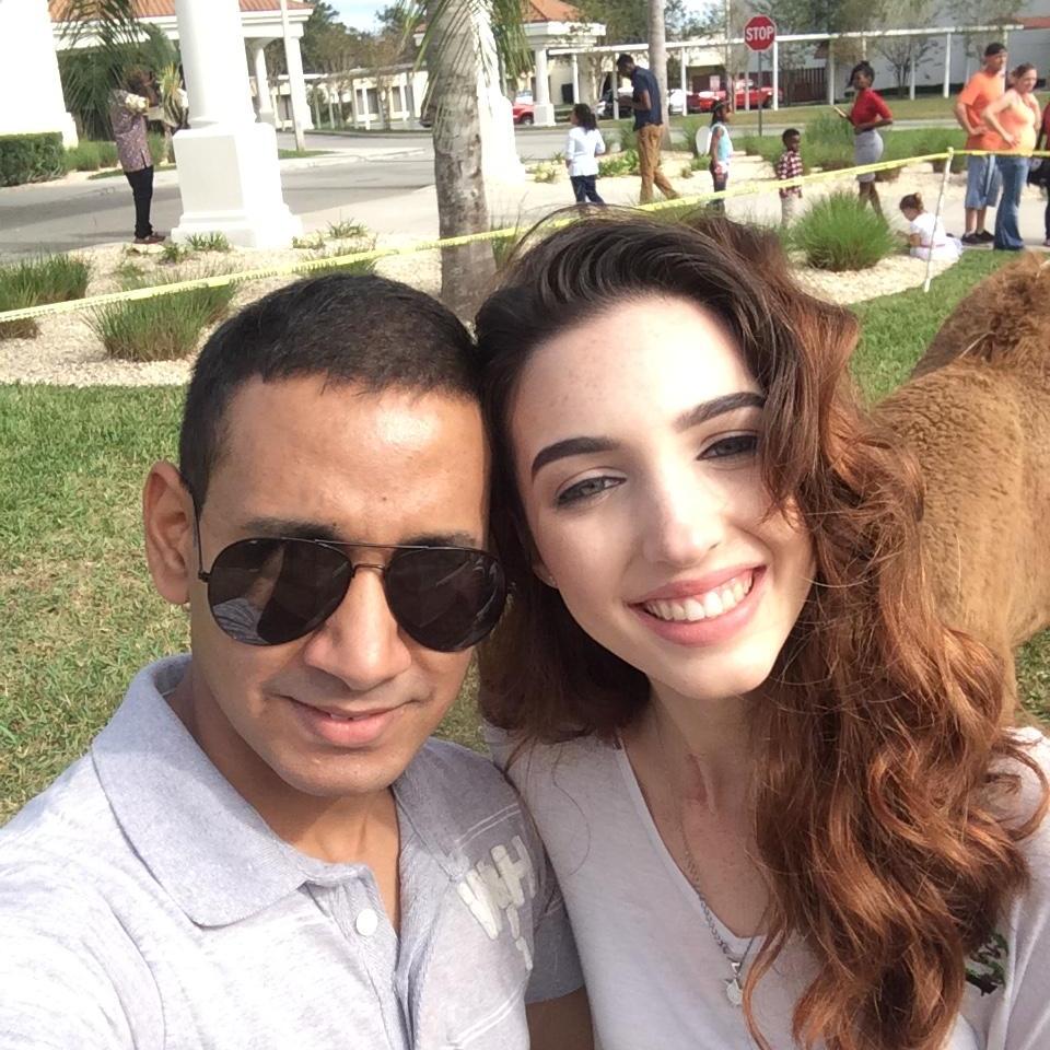 Our very first selfie taken on the first day we met. Back when Job still had short hair :p