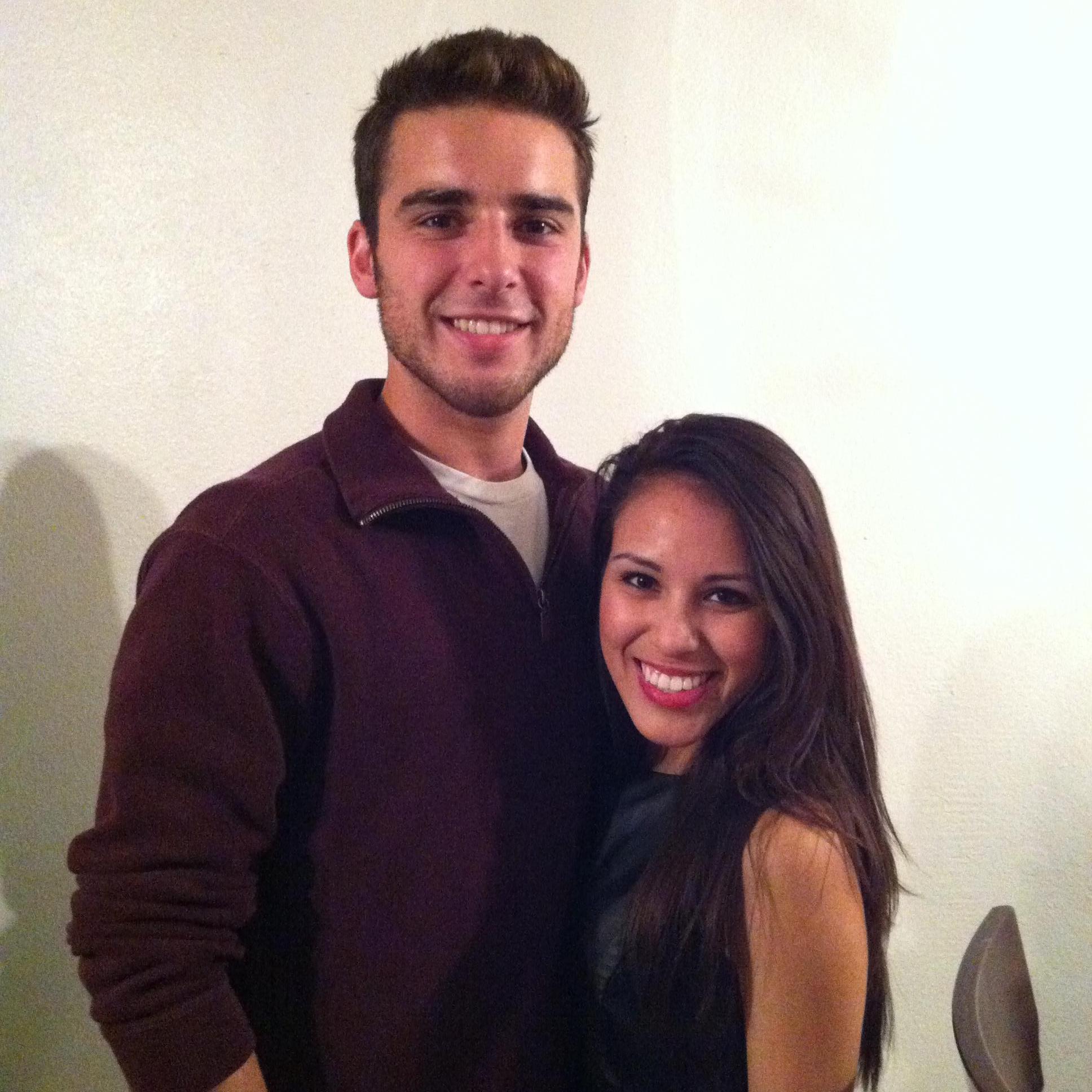 Our very first photo together