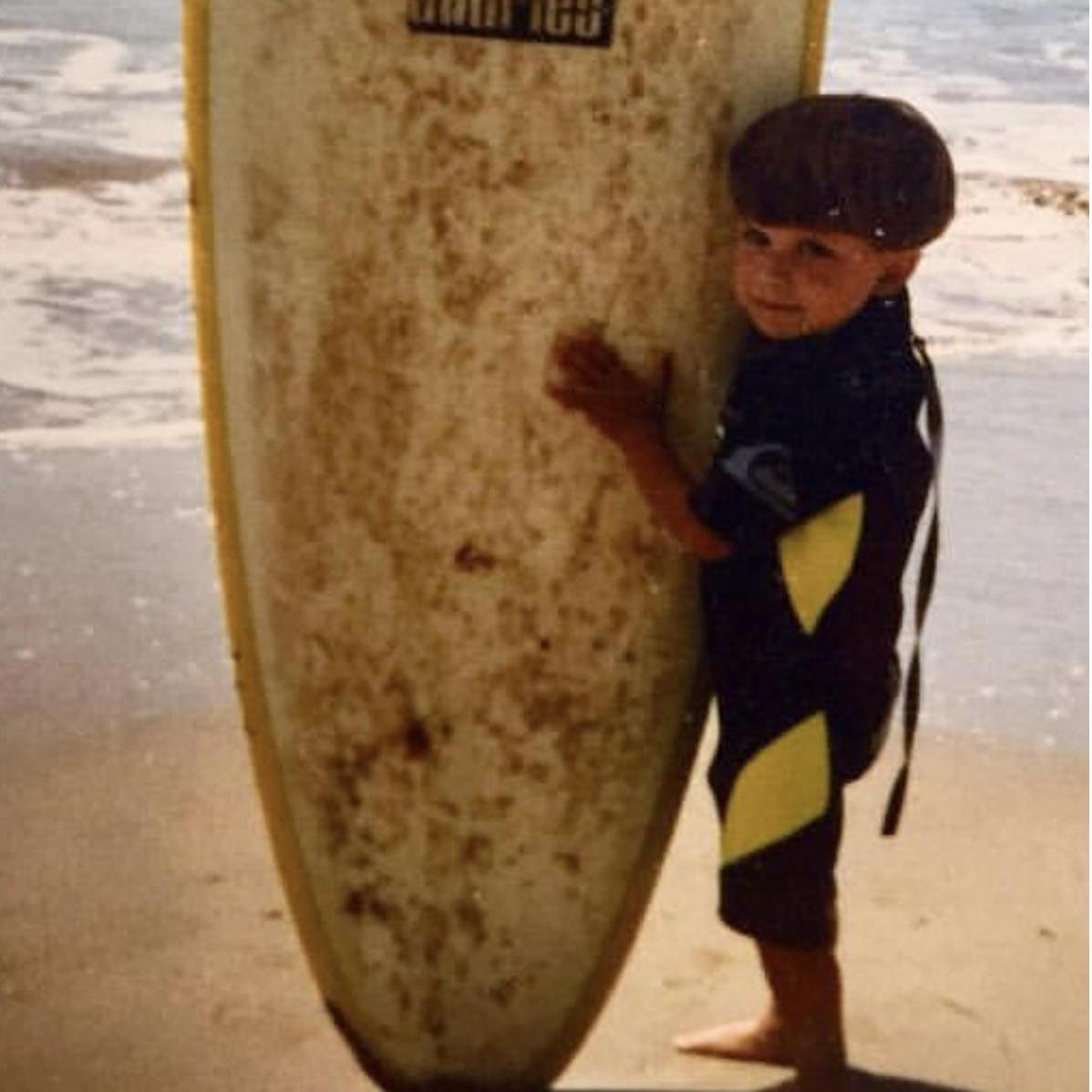 Baby surfer boy, Ricky!