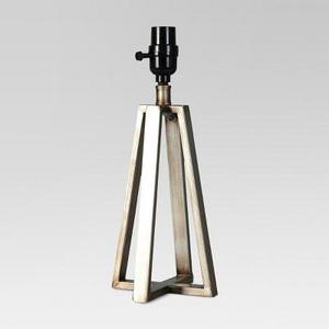 Linear Lamp Base Small Aged Silver - Threshold™