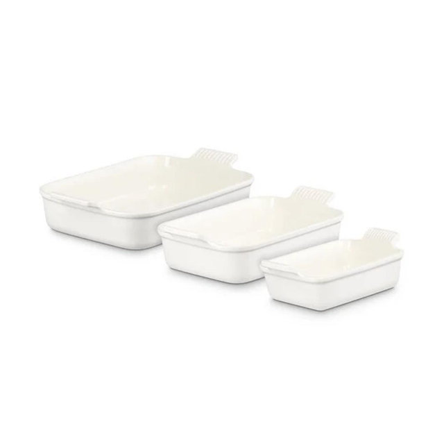 Heritage 3-Piece Rectangular Baking Dish Set