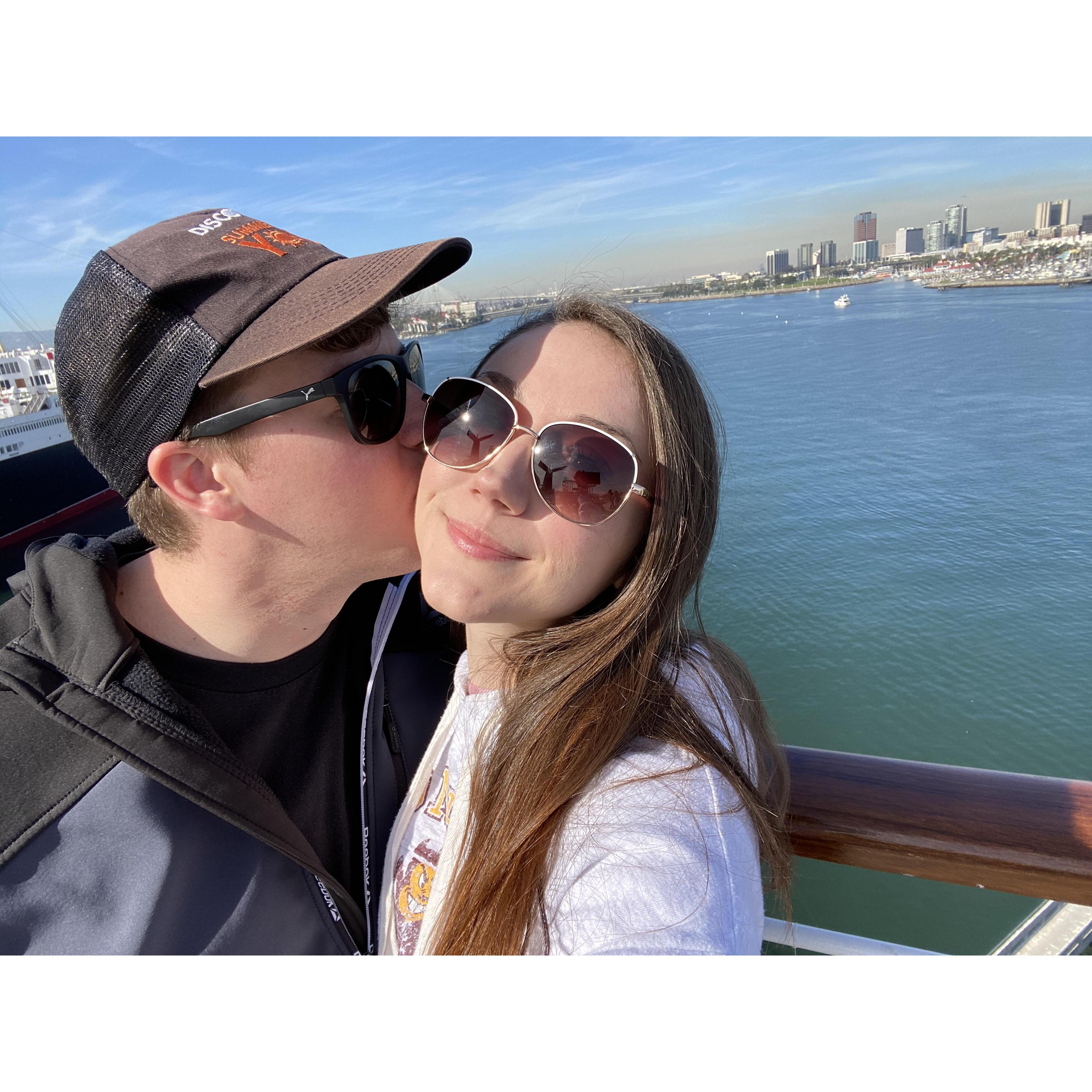 Going on our first cruise together!