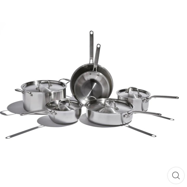 Eater x Heritage Steel 10 Piece Cookware Set