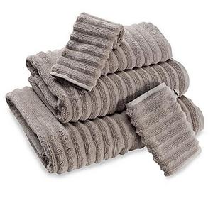 Turkish Luxury Collection - Turkish Ribbed Hand Towel in Taupe