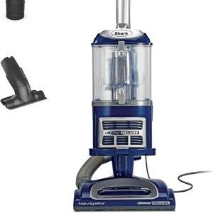 Shark Upright Vacuum, Navigator Lift-Away Deluxe with Large Dust Cup Capacity, HEPA Filter, Swivel Steering, Upholstery Tool & Crevice Tool, Blue, NV360