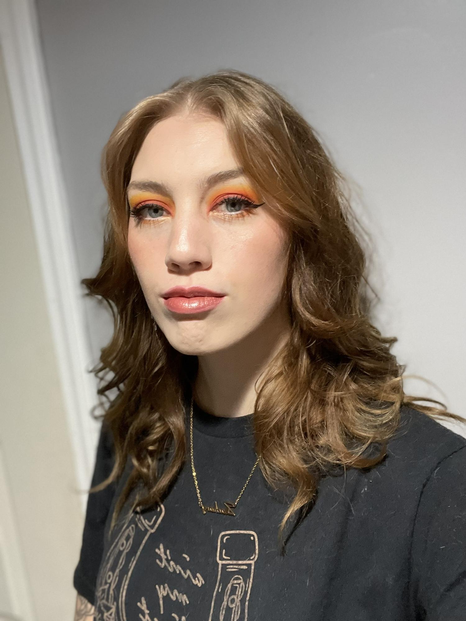 Wedding makeup trial.
